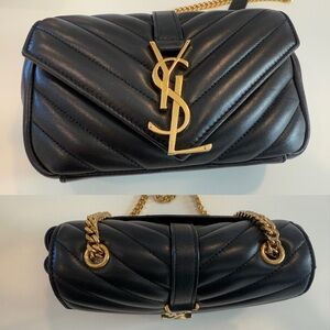 YSL classic mini crossbody chain bag.